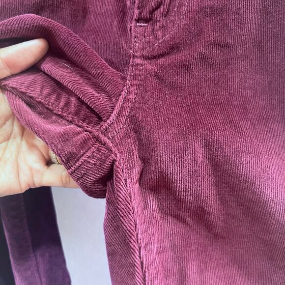 Levi's Pants Womens 27 (29x31) Red 725 High Rise Bootcut Corduroy‎ Jeans Stretch - Picture 7 of 10